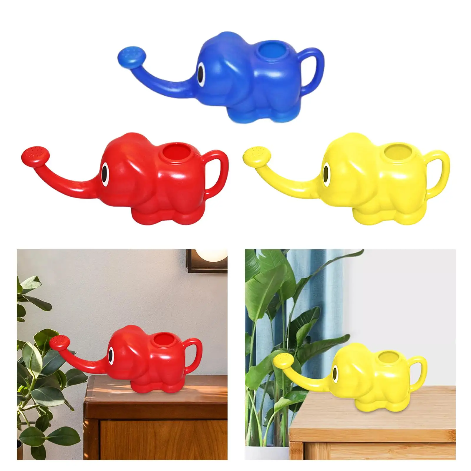 Elephant Shaped Watering Can with Extended Spout for Indoor And Outdoor Plants