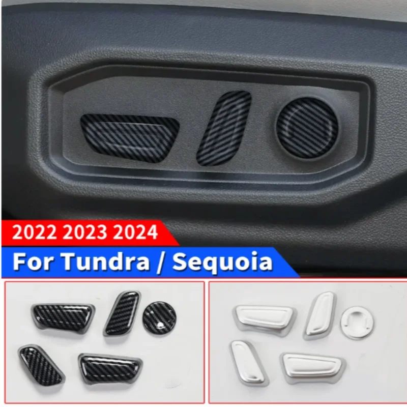 

Suitable for 2022 2023 2024 Toyota Tundra Sequoia Seat Adjustment Button Sticker Decoration Interior Modification Accessories