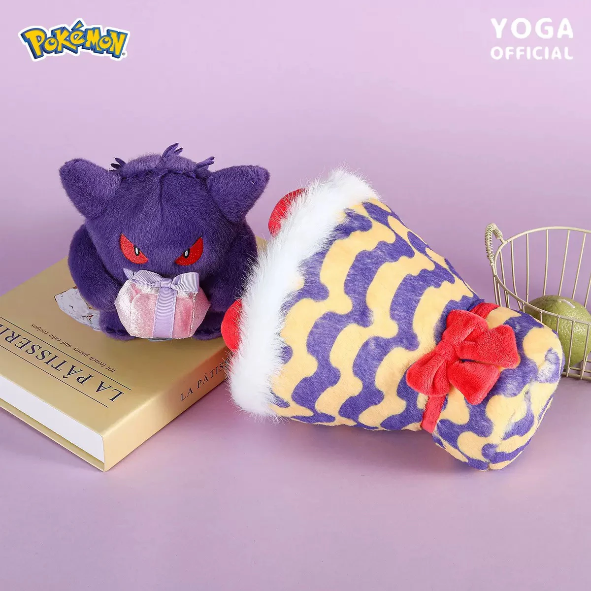 Pokémon Gengar Ramo de flores de peluche, muñeca de dibujos animados linda y popular, regalo perfecto para el día de San Valentín