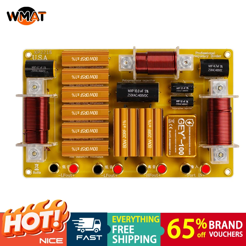 

2218 Pro Audio 15-18” Bidirectional Speaker | Dual-Stage Metal Cabinet | High Power, Distortion-Free Sound | DJ/PA/Stage Use