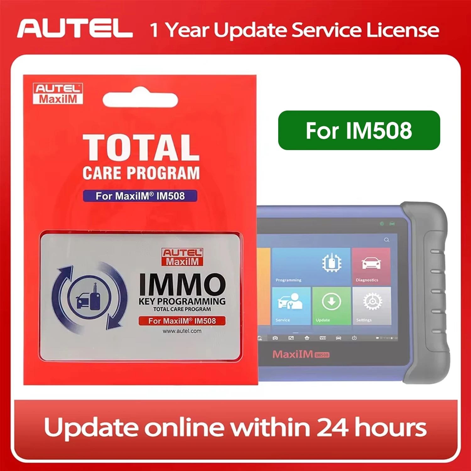 Autel IM508 One-Year Update Service Software Subscription Annual Subscription Software Upgrade online Autel IM508 IM508S