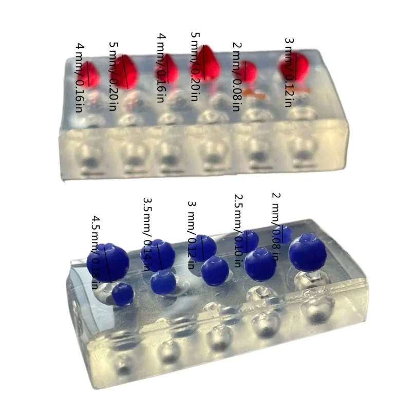 Fruit Thema Snoepjes Vorm Aardbei en Kers/Bosbes Vormige Vorm Siliconen Mal voor knutselen en Feestdecoraties XXFB