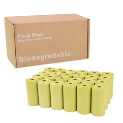 Biodegradable Trash Bags - Pet Waste Bags with Corn Starch Base