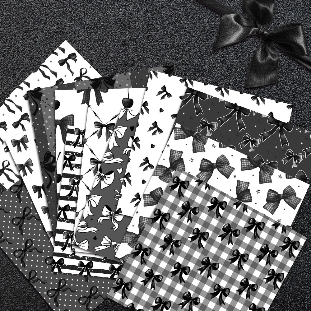 12Pcs Cartoon Design Double-Sided Printing Wrapping Paper Double-Sided Printing Waterproof Bow Wrapping Paper Thick Material view 3