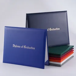 Royal Blue Imprinted Diploma Cover For US Letter-Size Award Certificates 8.5