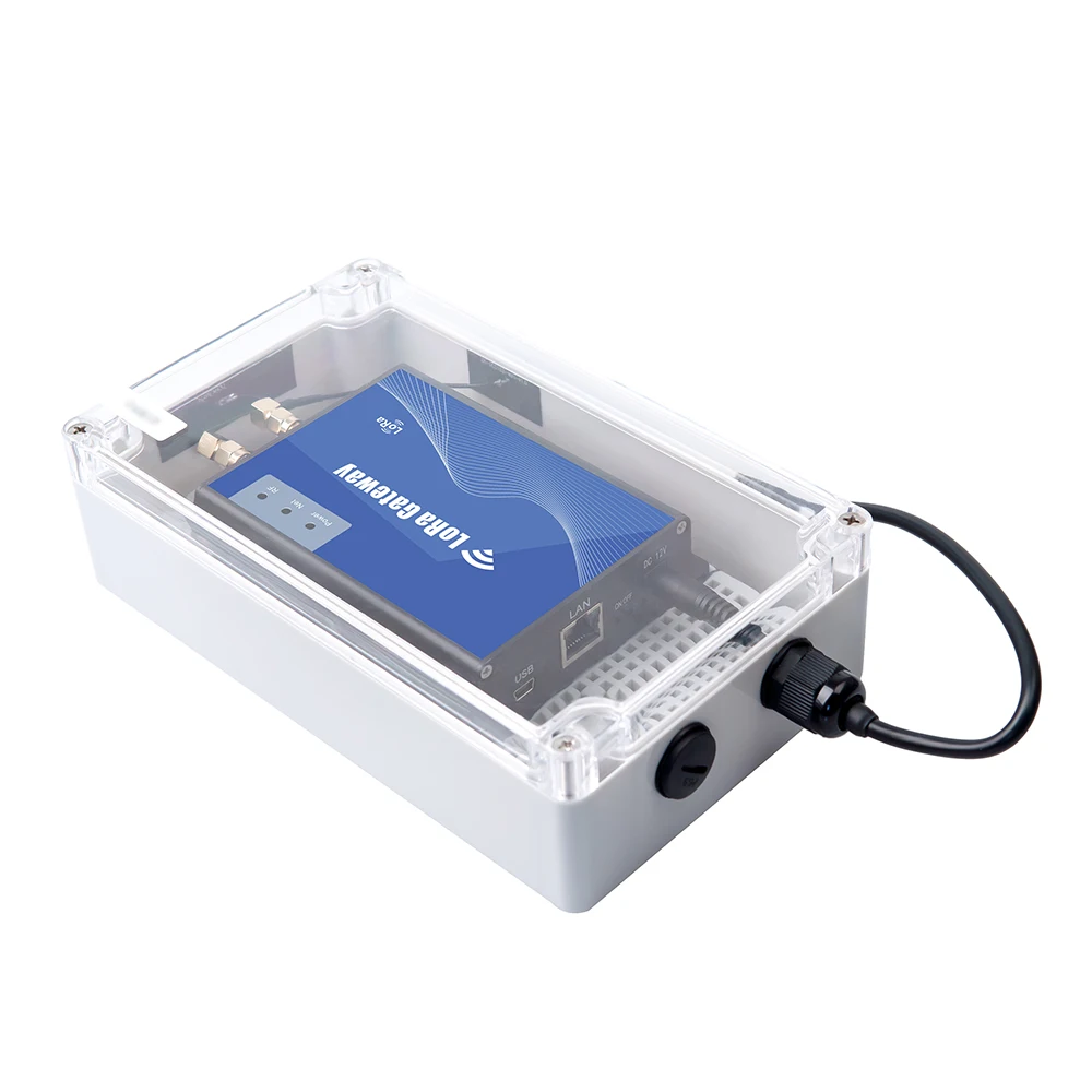 IP67 LoRa Module Upgraded Waterproof WiFi Lora Gateway Kit for Temperature Humidity Monitoring
