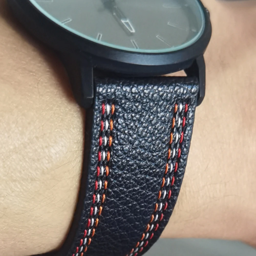 22mm couro substituível inteligente correias para xiaomi relógio s1 versão global banda para miwatch s1 cor ativa 2 pulseira pulseiras