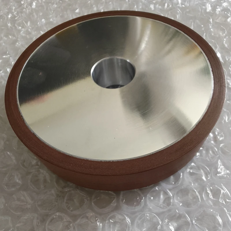 1A1 Resin Bond CBN Grinding Wheel 150Dx20Hx20Tx5W for Scissors Shears Stainless Steel Alloy Tool Processing Abrasive Disc