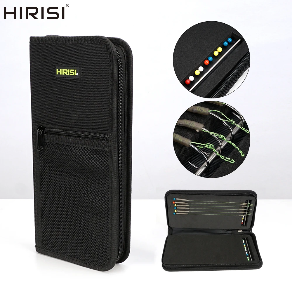 cary baf for fish hooks Hirisi 1Pcs Soft Foam Hair Rig Wallet Portable Hook Link Storage Pouch Carp  Fishing Tackle Small Angling Accessories Carry Bag