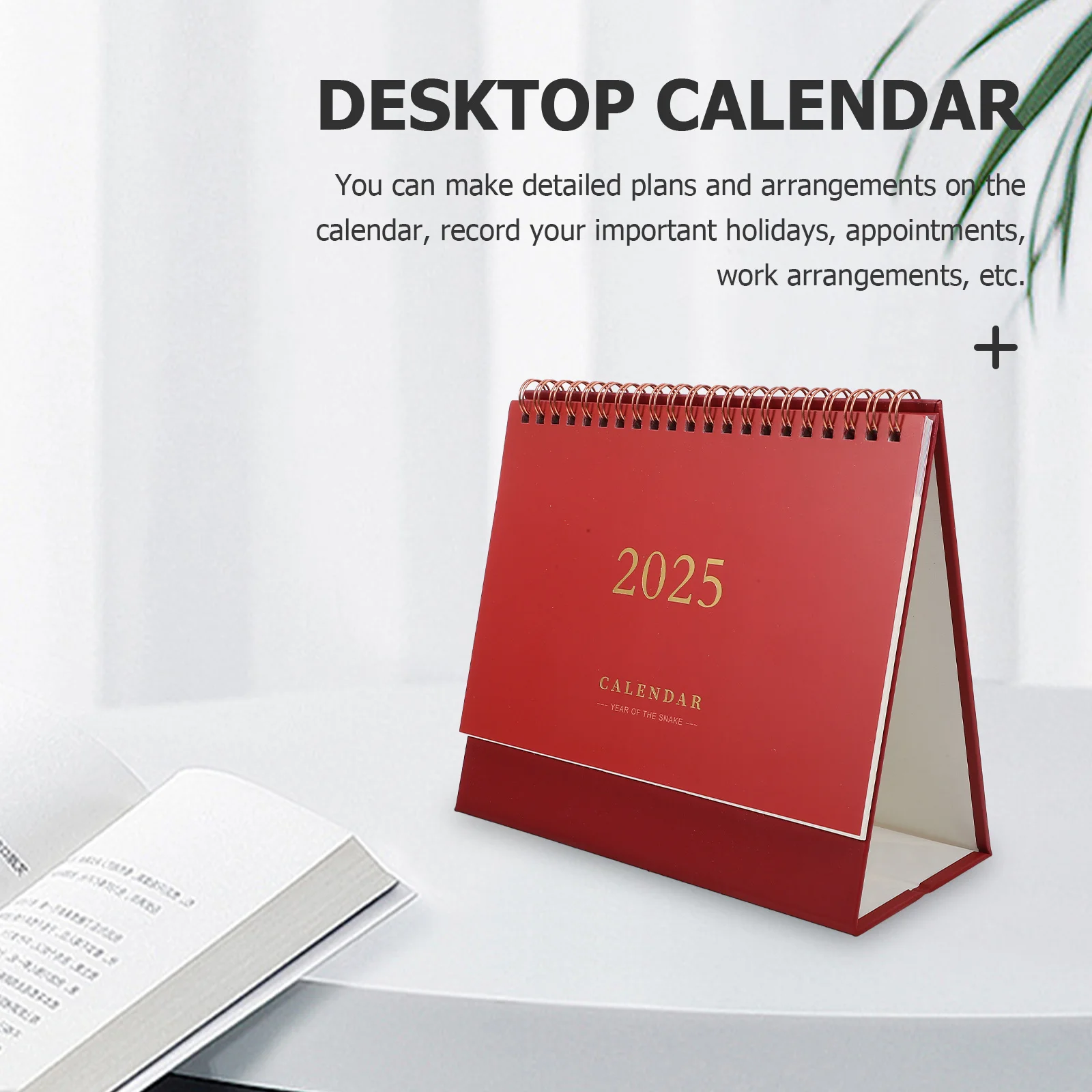 

Gold Stamping Calendar Daily for Desk Calendars Refrigerator Decorative Month Paper Small