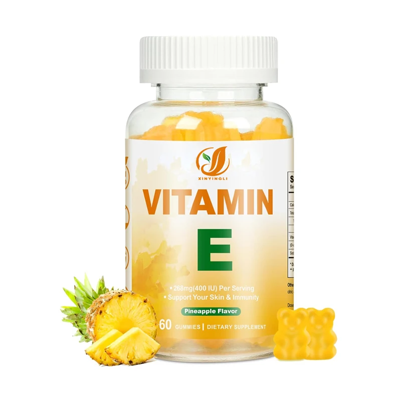 

Витамин Е в жевательных конфетах 268 мг (400 МЕ) для поддержки кожи и иммунитета, 60 жевательных конфет