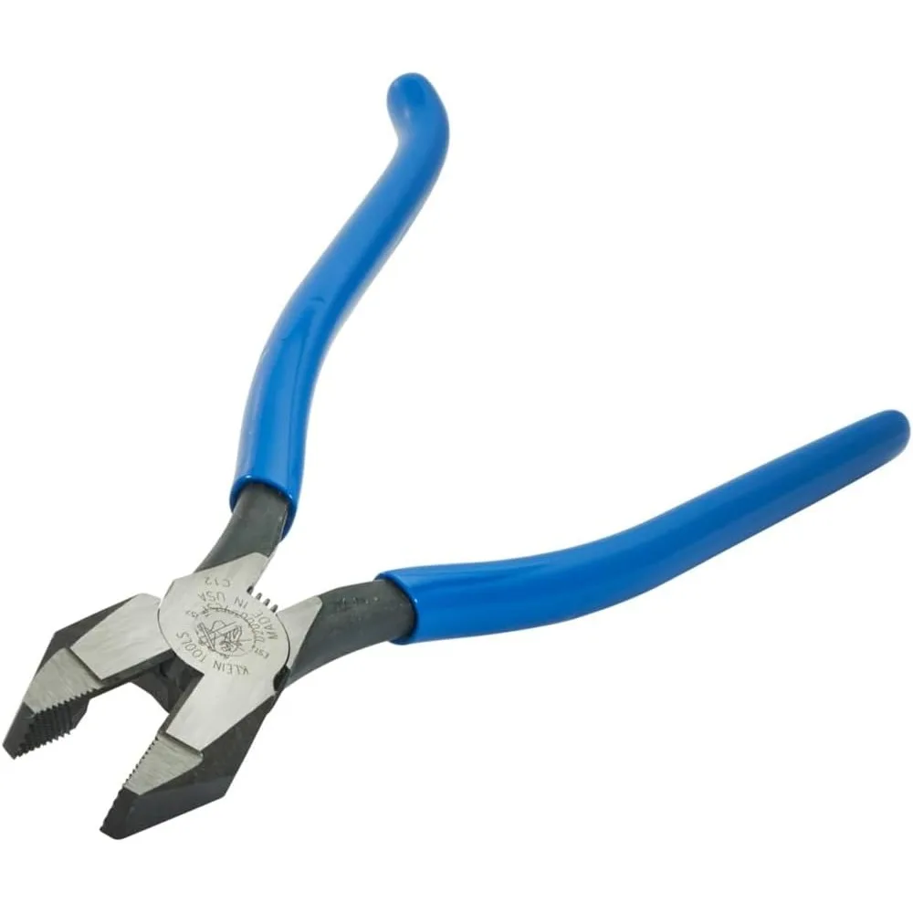 مجموعة كماشة أمريكية الصنع: كماشة قطع لعمال الحديد وقواطع جانبية شديدة التحمل لسلك الربط