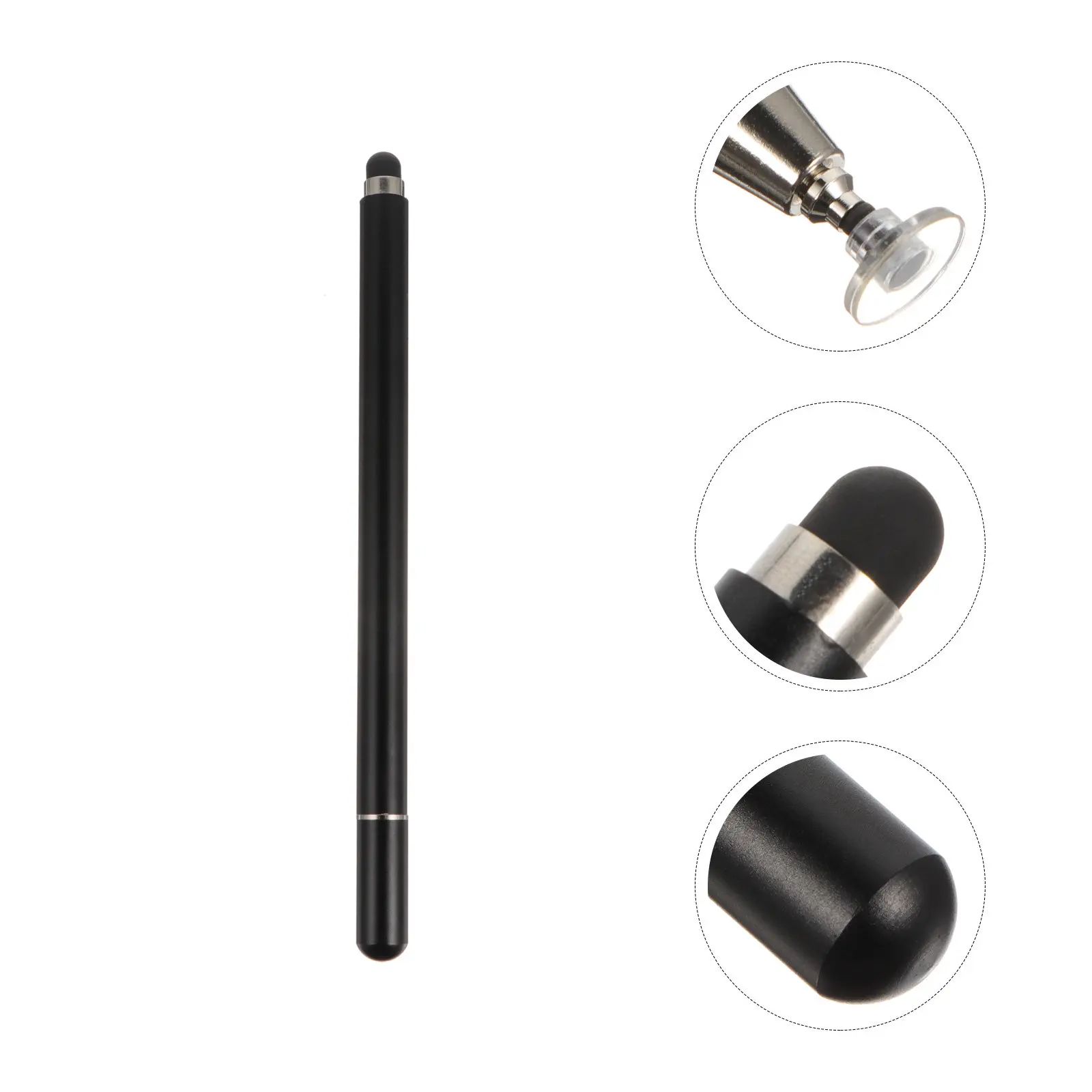 

2-in-1 Disc Stylus Pen Compact Portable Handwriting Device Universal Tablet Compatible Capacitive Touch Screen Pen