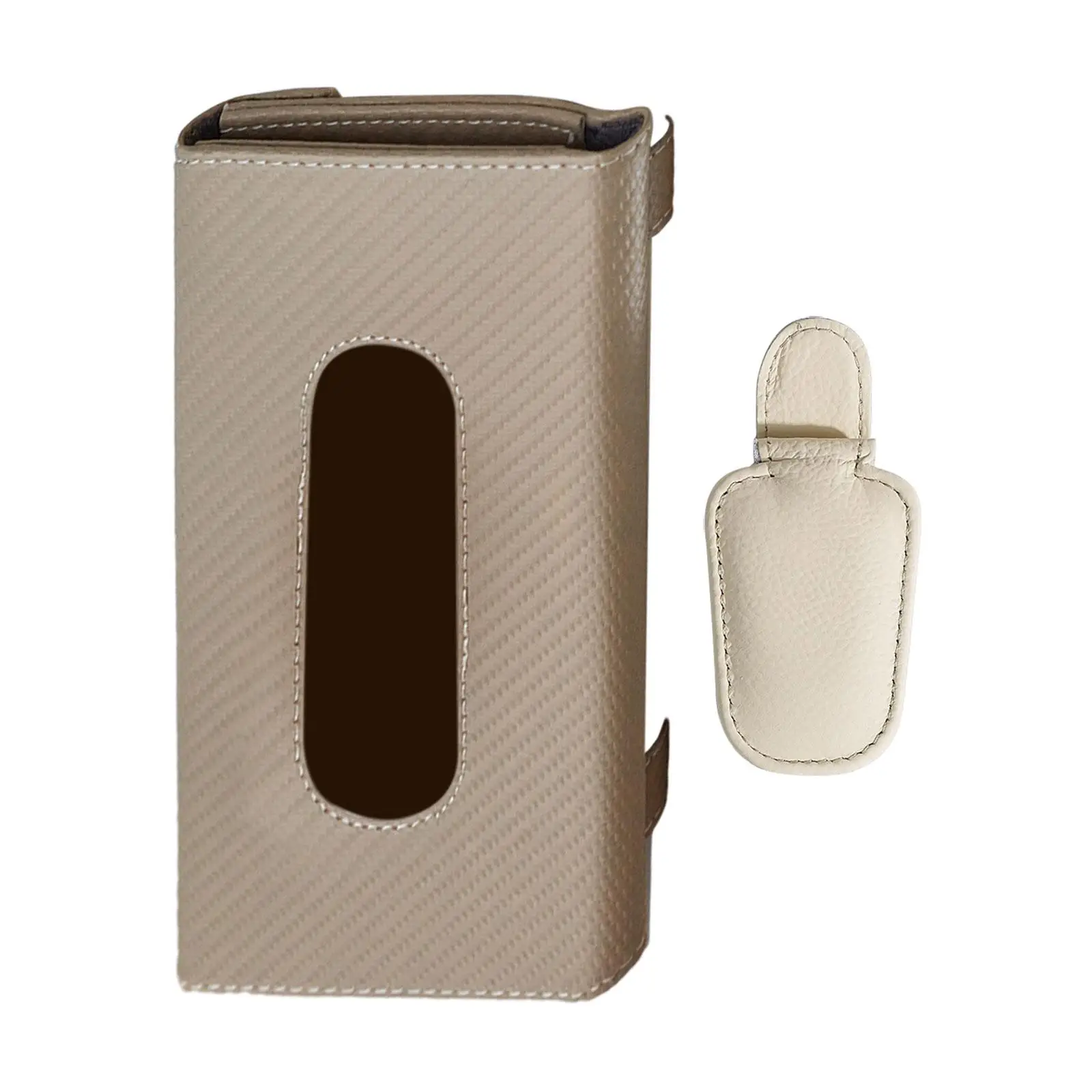 Car Sun Visor Tissue Box Holder Universal Automotive Interior Dust Tissue Holder