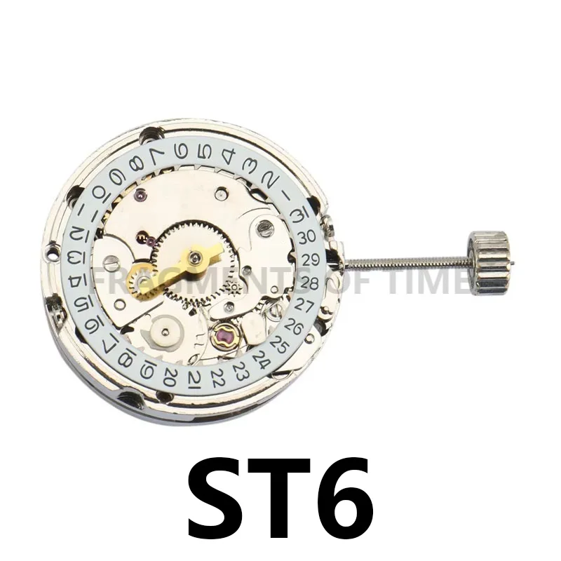 Mechanical Watch Movement Watch Accessories ST6 Ladies Three-Needle Single-Calendar Automatic Movement Replace Parts