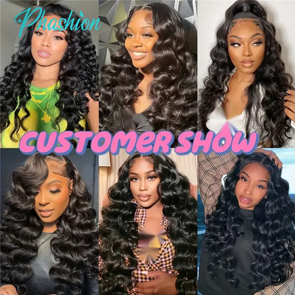 Phashion Loose Human Hair Bundles 1/3 Pcs/Lot 30 32 Inch 100% Remy Hair Extensions For Black Women Brazilian Weave Natural Color