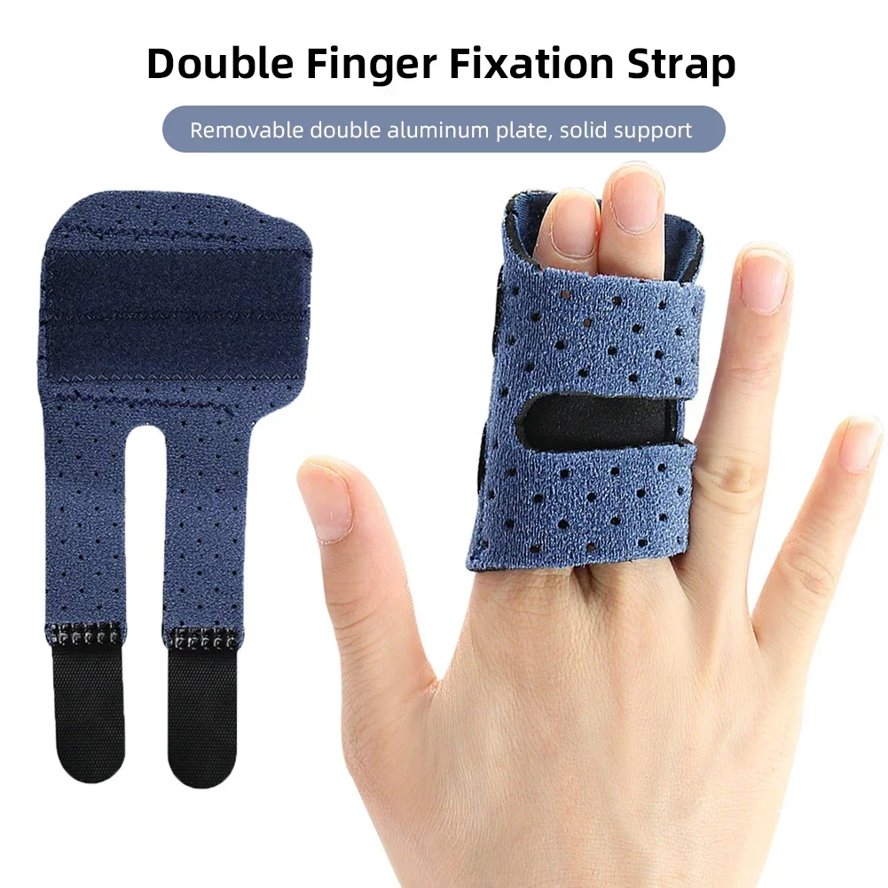 Adjustable Finger Splint Brace Built-in Aluminum Alloy Mallet Finger Brace for All Fingers Tendon Release Pain Relief