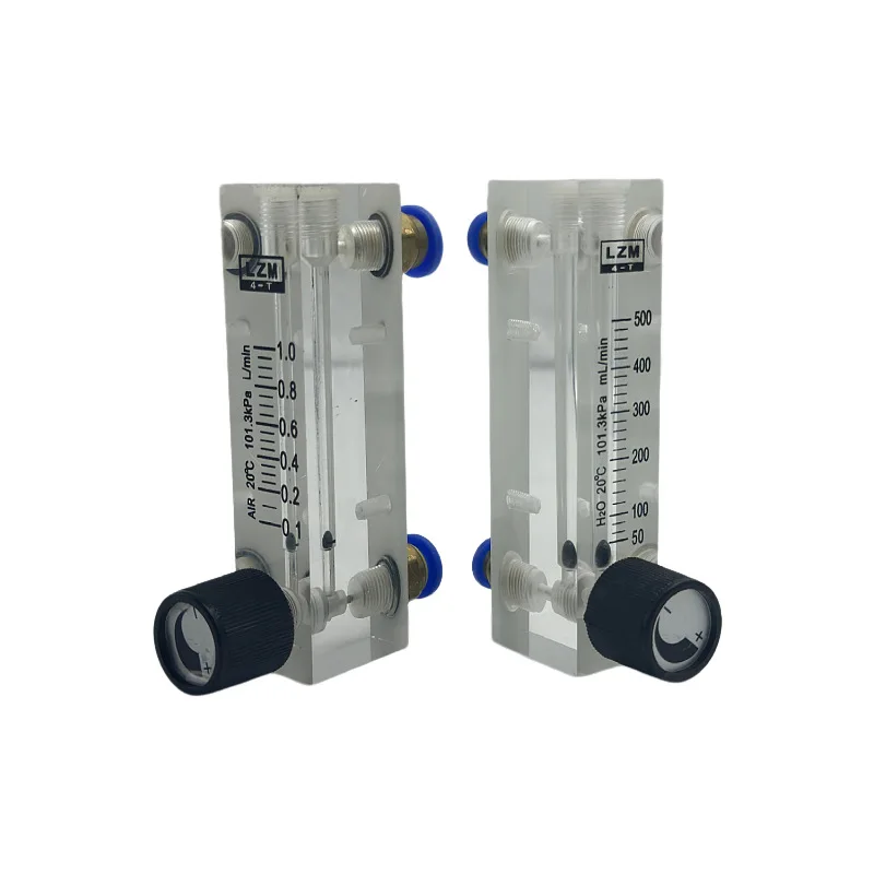 LZM-4T Acrylic Panel Mount Rotameter for Gas Liquid Air Nitrogen Oxygen LZT-4M