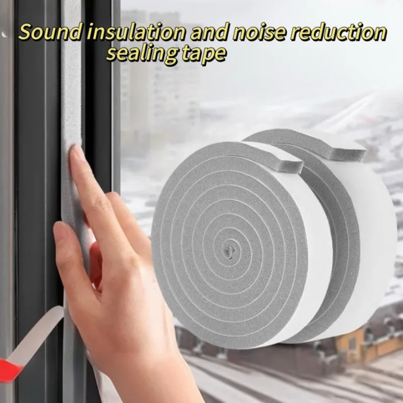 Window Seam Sealing Tape Foam Casement Sealing Strip Door Seam Sound Insulation And Windshield Dustproof Sponge Strip
