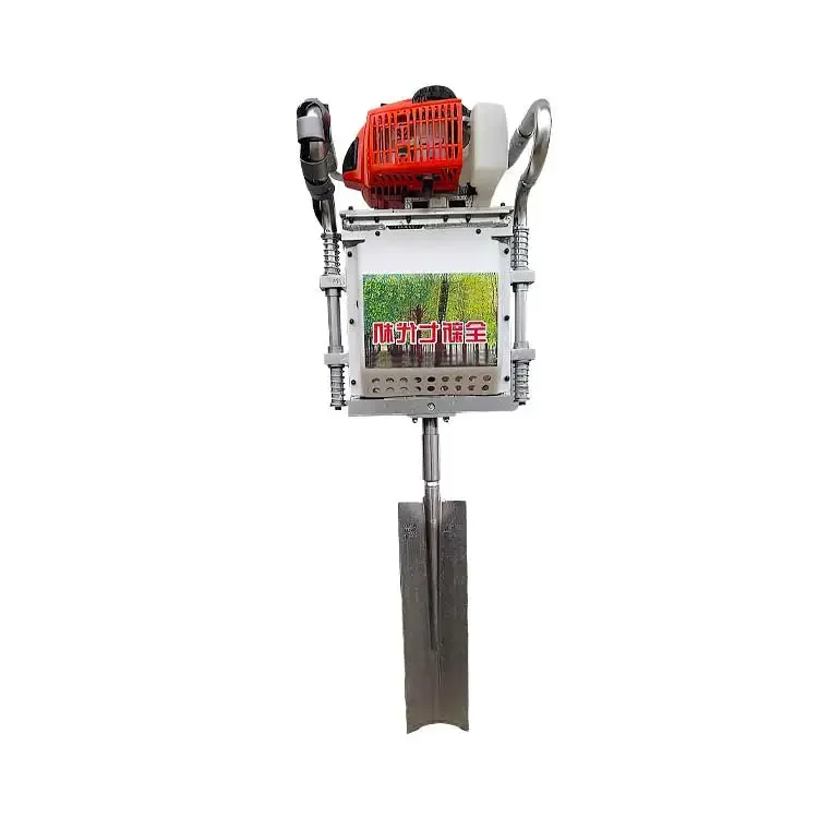 New Handheld tree spade digger Gasoline tree transplant machine portable Small tree spade machine