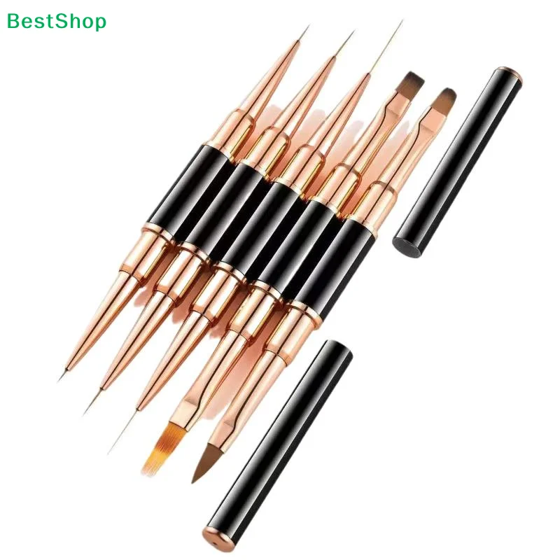 ✍Professional Nail Art Liner Brushes - 5Pcs Thin Detail Painting Brushes for Intricate Nail Designs