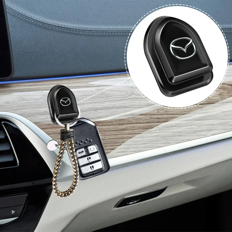

Car Mini Adhesive Storage Hook For Mazda CX-4 CX-5 Mazda 6 Cable Organizer Key Holder Interior Accessories
