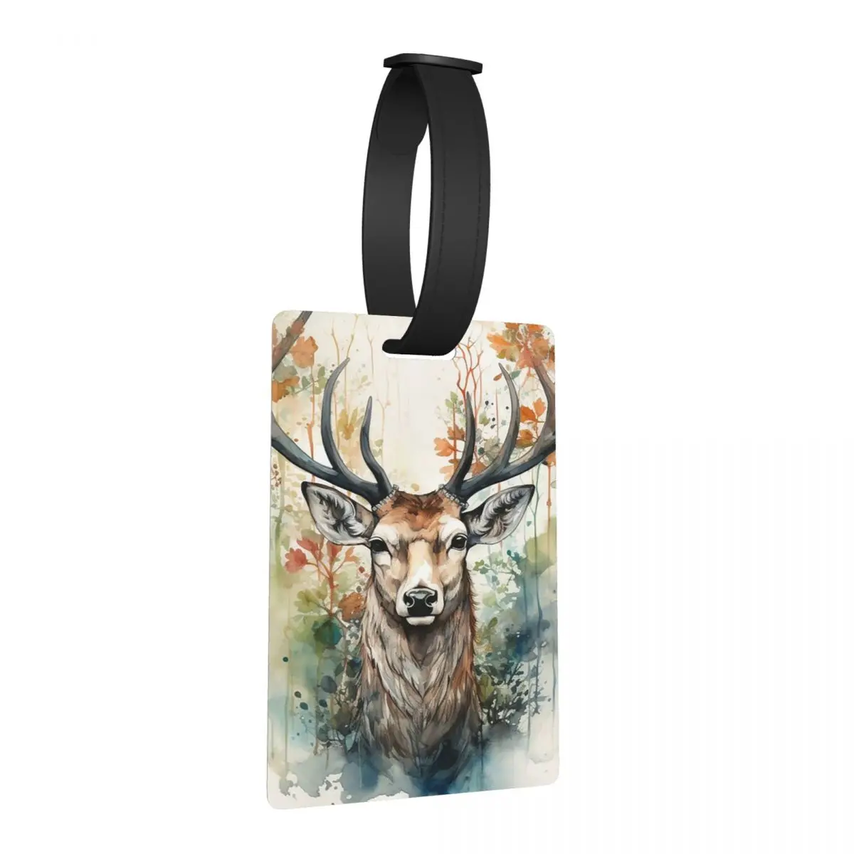 ملك الغابة الغزلان علامات الأمتعة حقيبة الملحقات السفر المحمولة الأمتعة الصعود علامة التسمية حامل معرف اسم العنوان #1