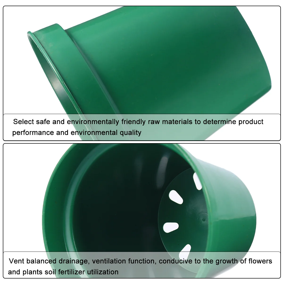 

10 Pcs Flower Pot Nursery Pots for Plants Flowers Starter Garden Seedling Cup Green Planting