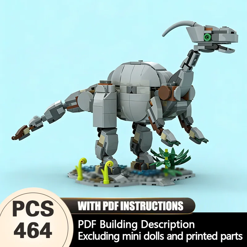 

Creators Animal Series Model MOC Building Bricks Parasaurolophus Modular Technology Gifts Holiday Assemble Children Toys Suit