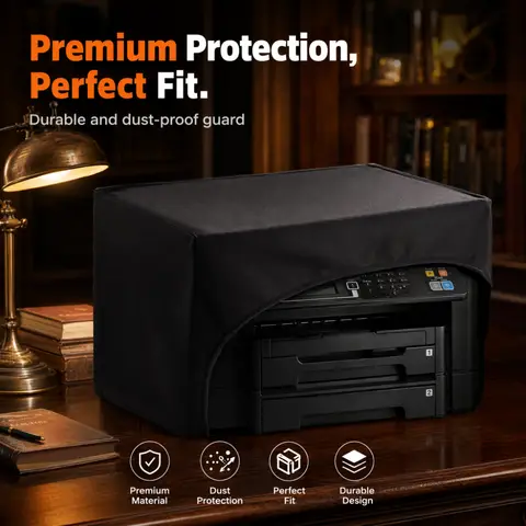 Universal Printer Dust Cover, Compatible with HP/Canon/Brother Wireless Printers, High-Quality Protective Sleeve