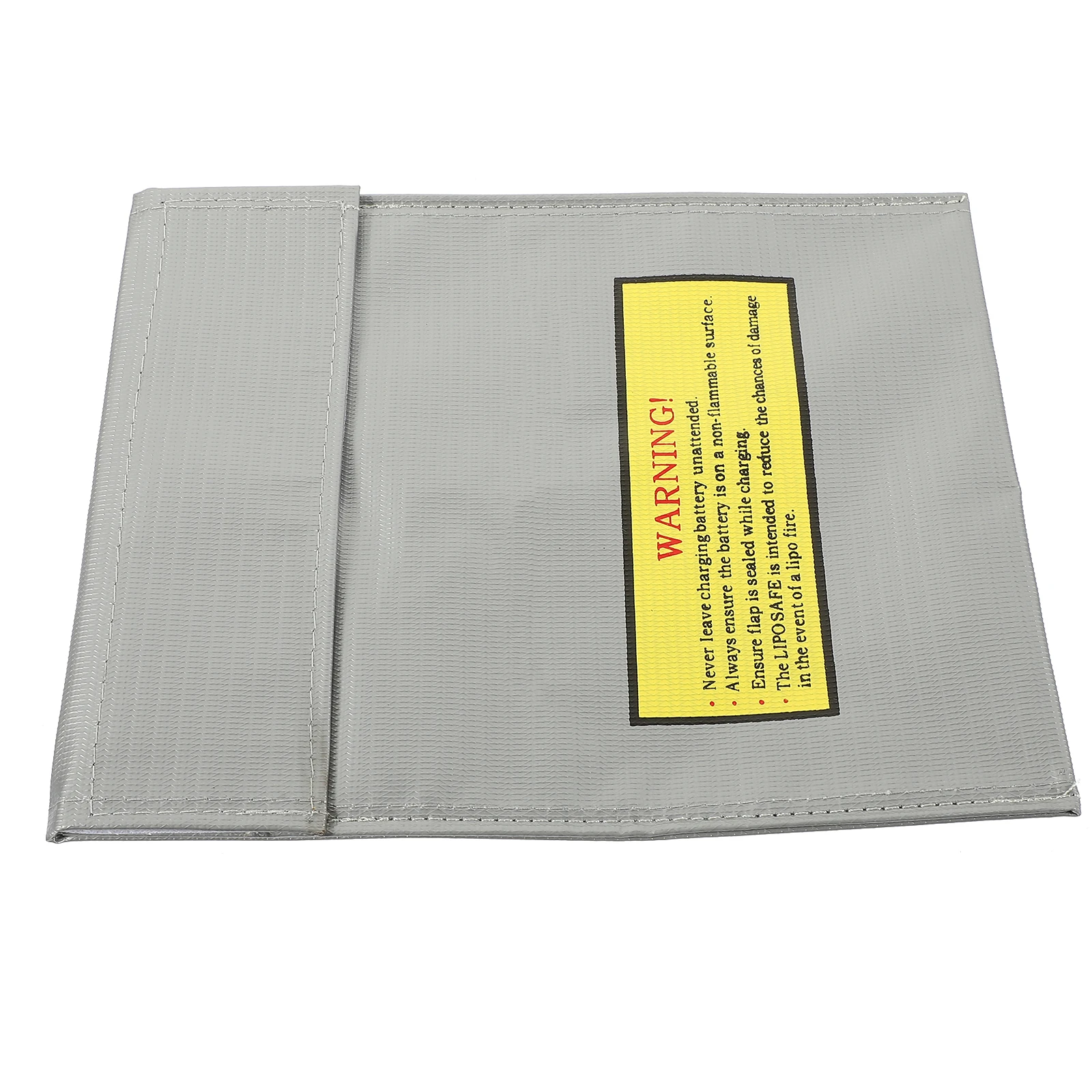 

18x23cm Protection Bag Silver Fireproof Fiber Lipo Safety Charging Storage Pouch For Workshop Home Use