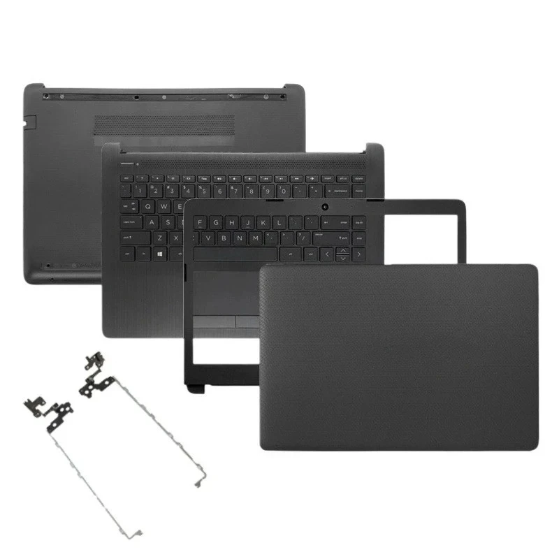 

New Replace For HP 240 G7 245 246 G7 LCD Back Cover Front Bezel Hinges Palmrest Bottom Case Top Housing Shell Black L44056-001