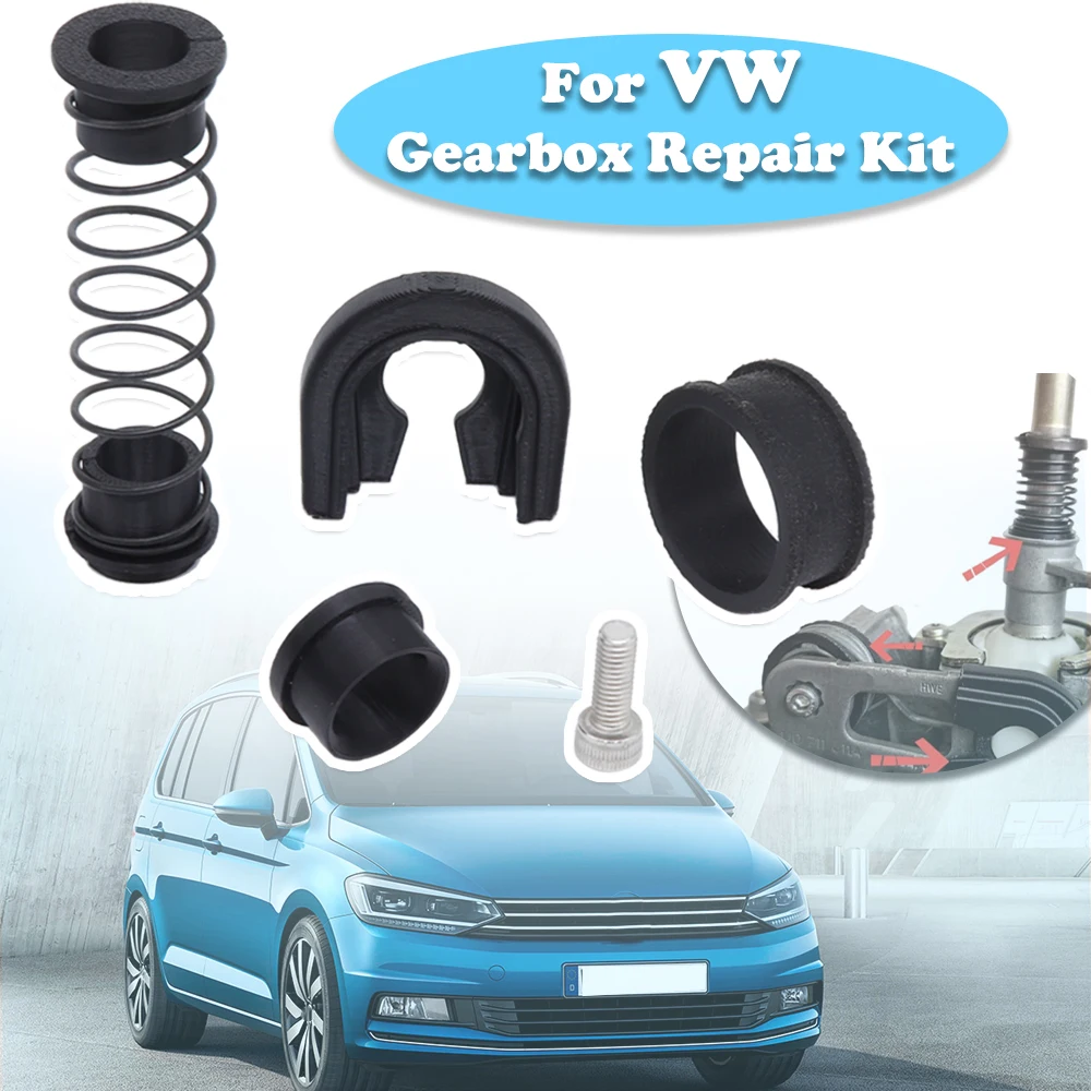 Gearbox Repair Kit MT Trans Shifter First Gear Getter Reverse Lever Change Selector Linkage Bushes For VW Eos Touareg Jetta Golf