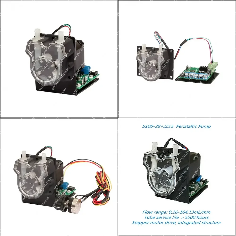 Stepper Motor Peristaltic Pump With Drive Board Micro Dosing Peristaltic Hose Pump for Lab Liquid Transfer Filling Equipment