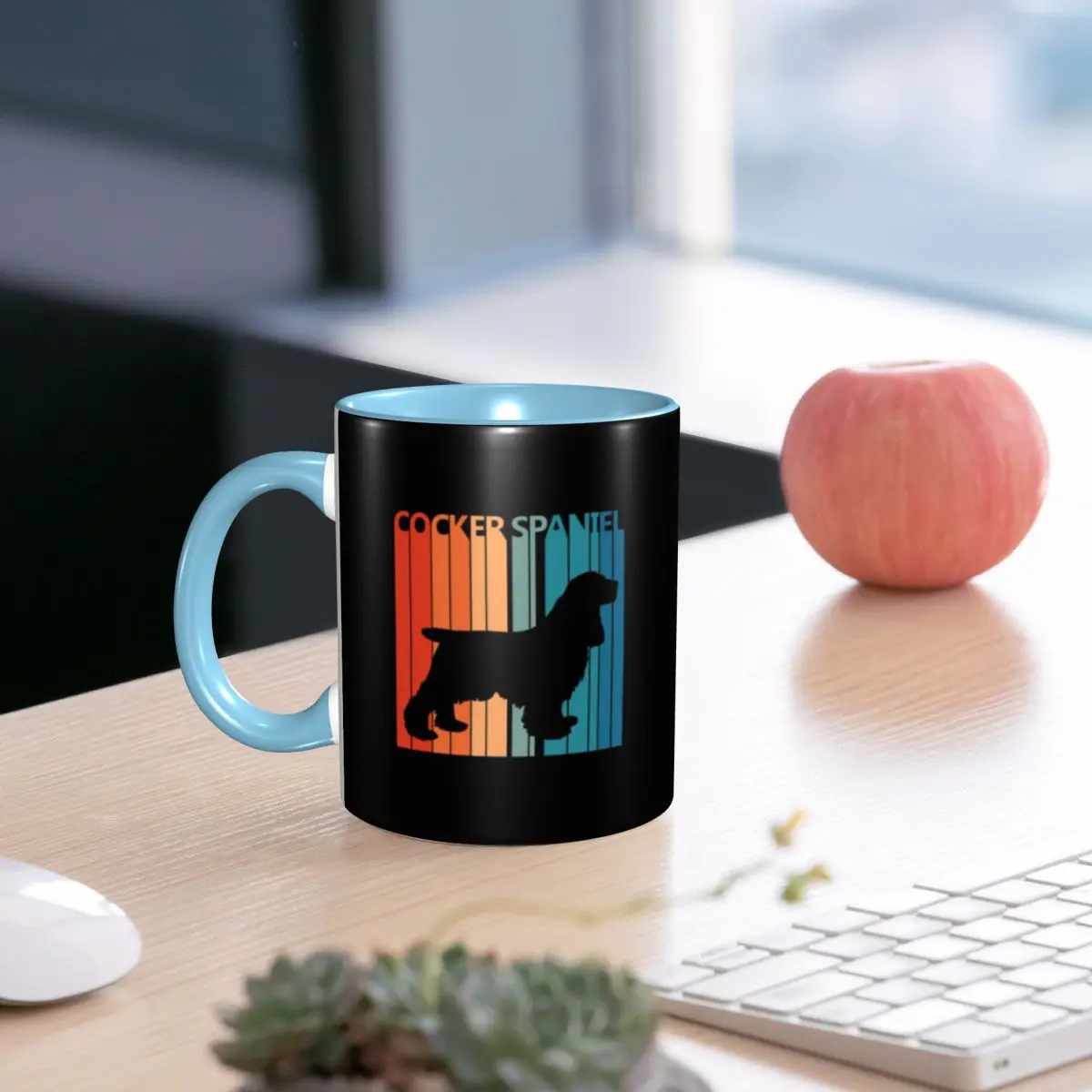 Vintage Cocker Spaniel Owner Gift Mug Funny Ceramic Coffee Cups Tea Mugs Milk Cup Drinkware Gift for Friends
