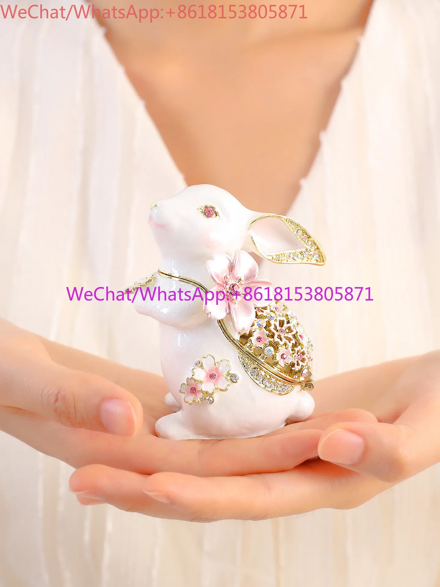 High-end enamel jewelry storage marriage proposal ring box creative birthday gift