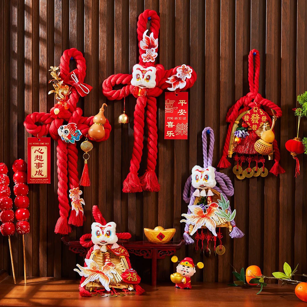 

Китайский Новый год 2025 украшения китайский весенний фестиваль подвесной кулон дверной настенный орнамент традиционное китайское украшение комнаты
