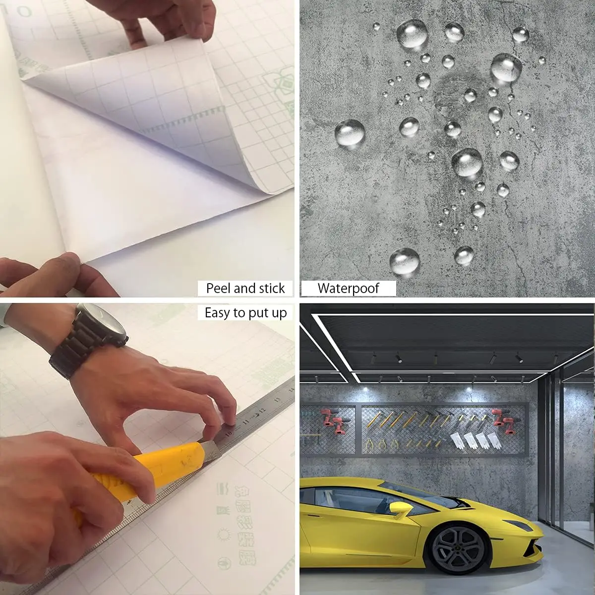 Retro PVC Anti-Slip Floor Stickers Thickened Self-adhesive Flooring Waterproof Wear-resistant Flooring Stickers Household  Decor