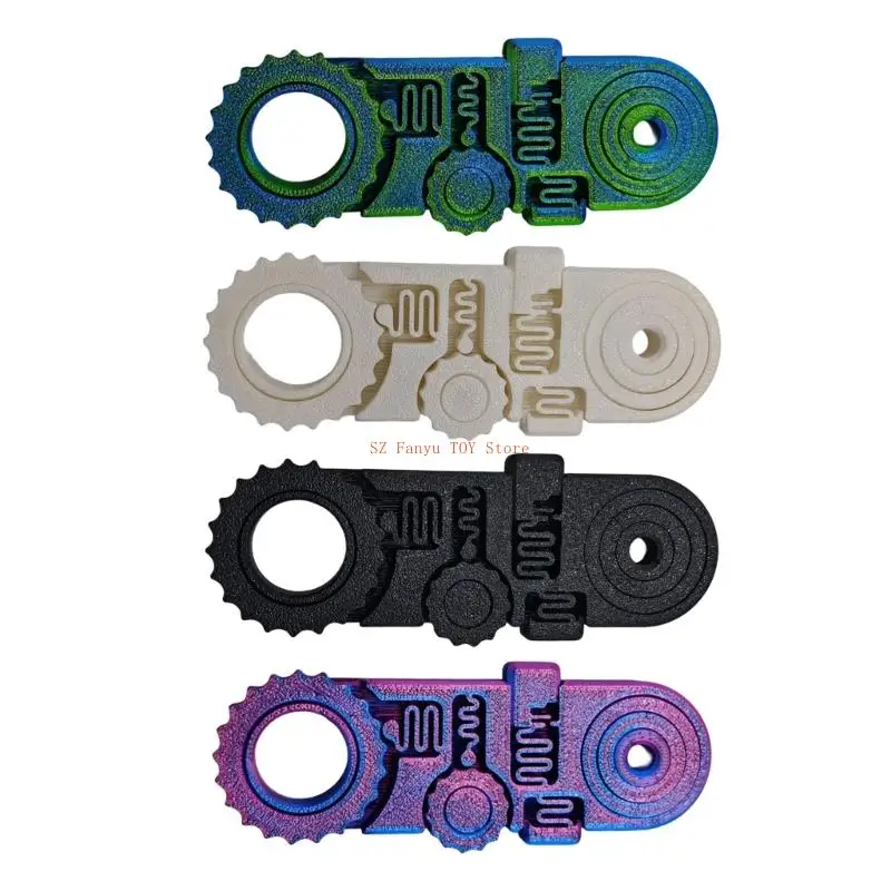 

96GC 3D -печатная шестерна вращающиеся спиннерские кольца Toy 5in1 Инструмент с снятиями стресса для студентов и взрослых с с