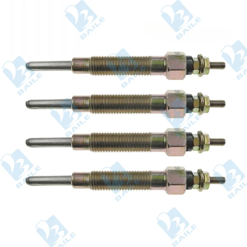 

4PCS 1106543G01 1106563G00 Glow Plug For Nissan TD27 Hyundai H100 2.7L Mitsubishi L200 300 Kia K2500 3671042021 Plug Glow Engine
