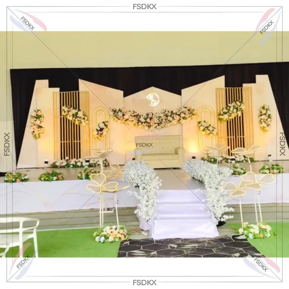 

New Product Lighted Wedding Backdrop Night Wedding Backdrop New Led Wedding Stage Backdrop Decoration
