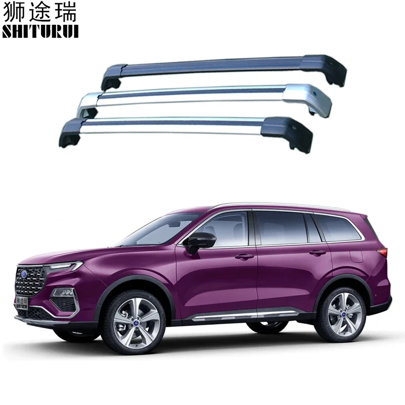 Roof bars For FORD Equator 2021+ Aluminum Alloy Side Bars Cross Rails Roof Rack Luggage