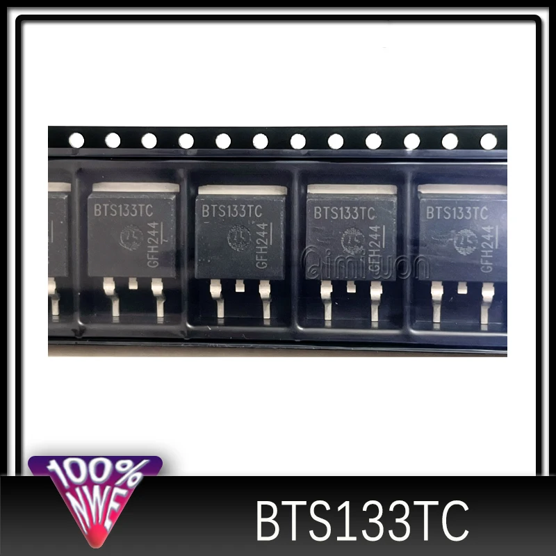 (10/50pieces) BTS133TC BTS133 Automotive Instrument Smart Side Power Switch SMD TO-263 60V 21A 100% Brand New Genuine Spot