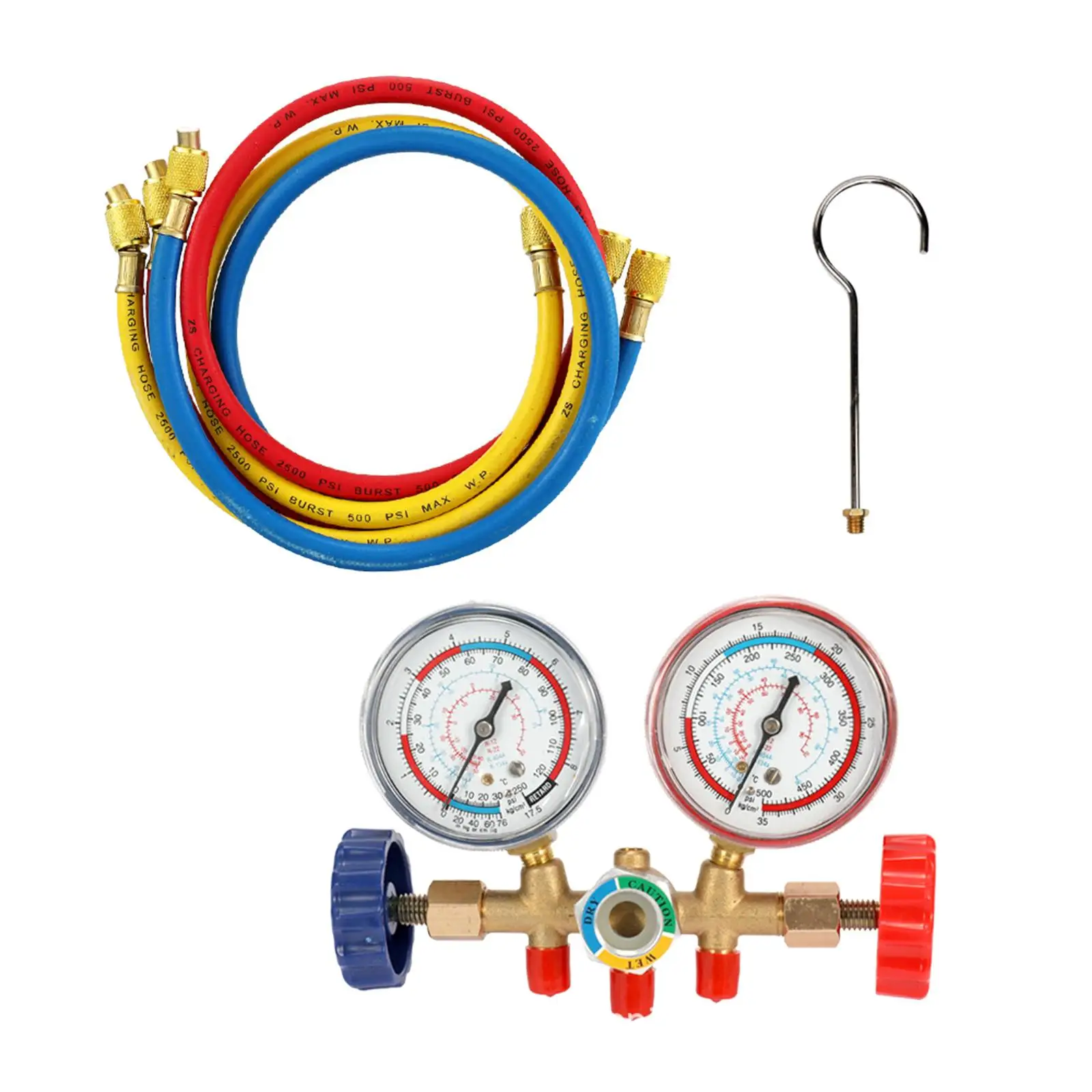 R22 R404a Manifold Gauge for R134A Charging Hose Adapter s