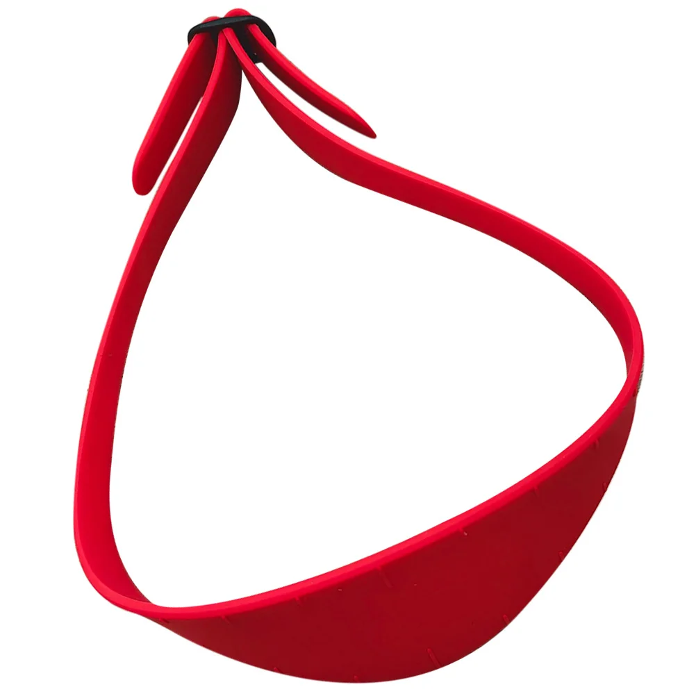 Modèle de rasage de décolleté en Silicone, Guide de décoloration de coupe de cheveux réglable, Guide de coupe de cheveux pour hommes, modèle de rasage de décolleté