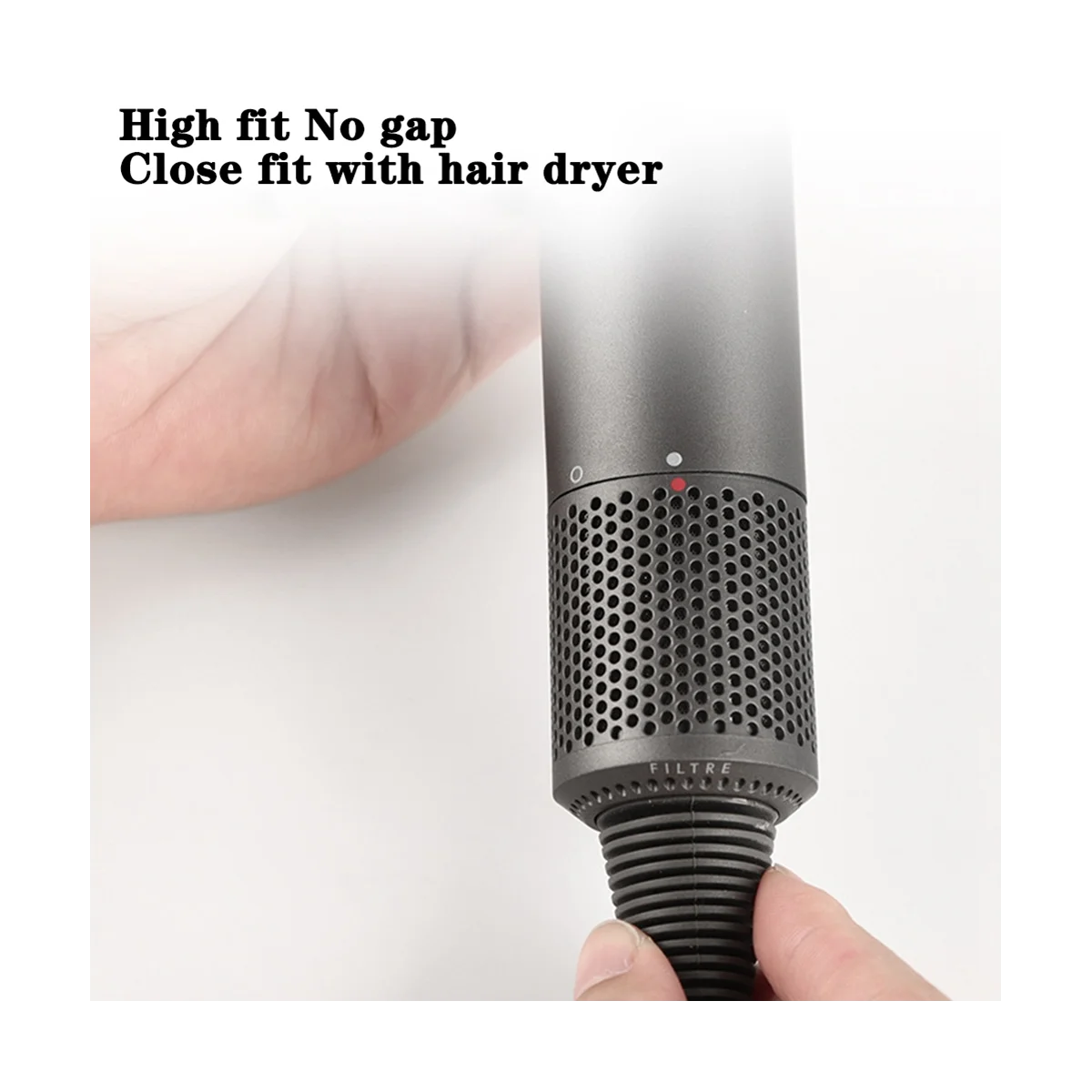 Cubierta de filtro exterior para secador de pelo Dyson HD01 HD03 HD08, filtro de colador A prueba de polvo, accesorios de limpiador de piezas de red A