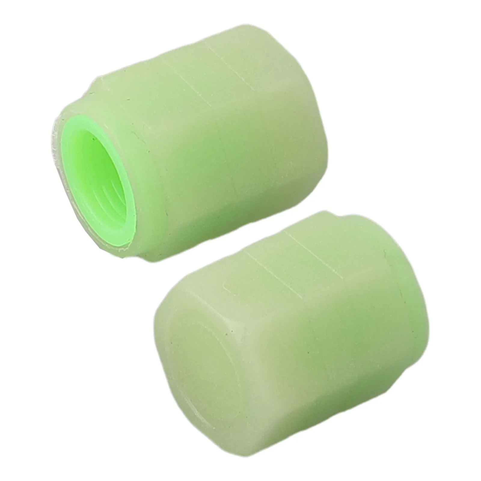 Tire Valve Stem Covers Tire Valve Stem Cap Luminous Tight Leak-proof Seal ABS Material Blue High Quality For Bikes
