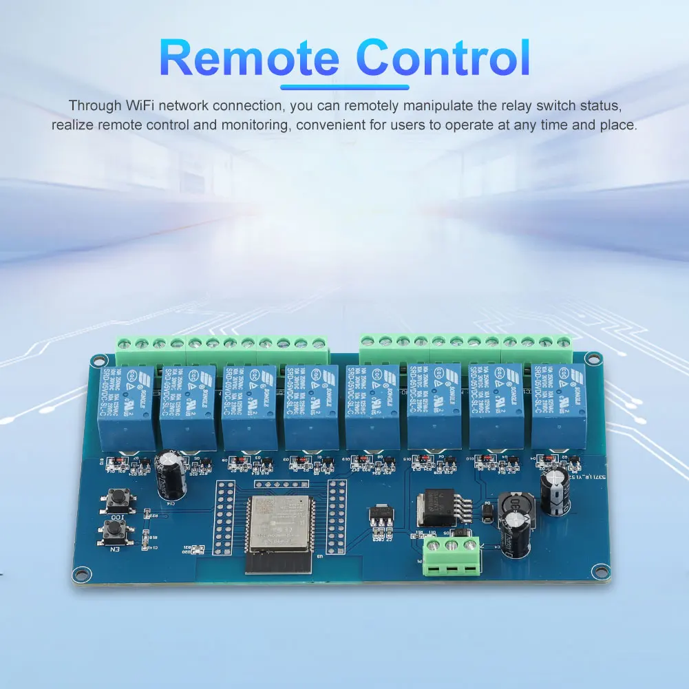 5-30/60V ESP32 Wireless WIFI 1 2 8 Channel Relay Module ESP32 Wifi Development Board WIFI Bluetooth-compatible BLE Relay Module