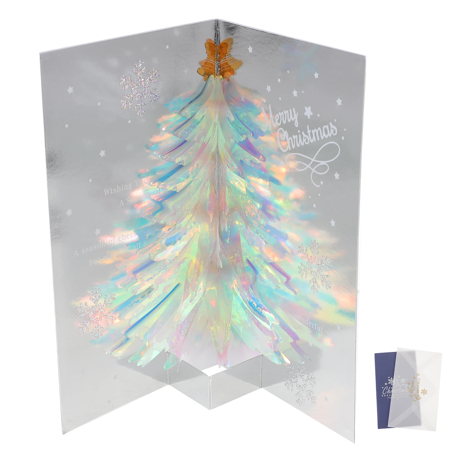 3 D Holiday Decorations Pop-up Card Handmade Decorate Blessing Cards Paper Birthday