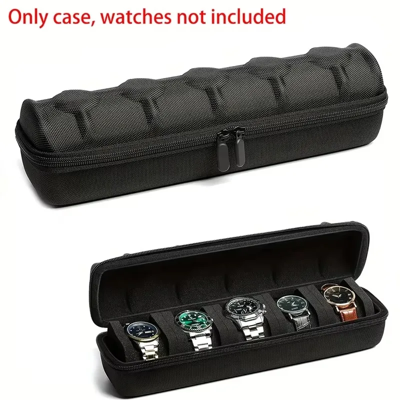 Portable Watch Box Organizer Travel Watch Case Storage Display Holder for Wristwatches Smart Watches Men Women Gift